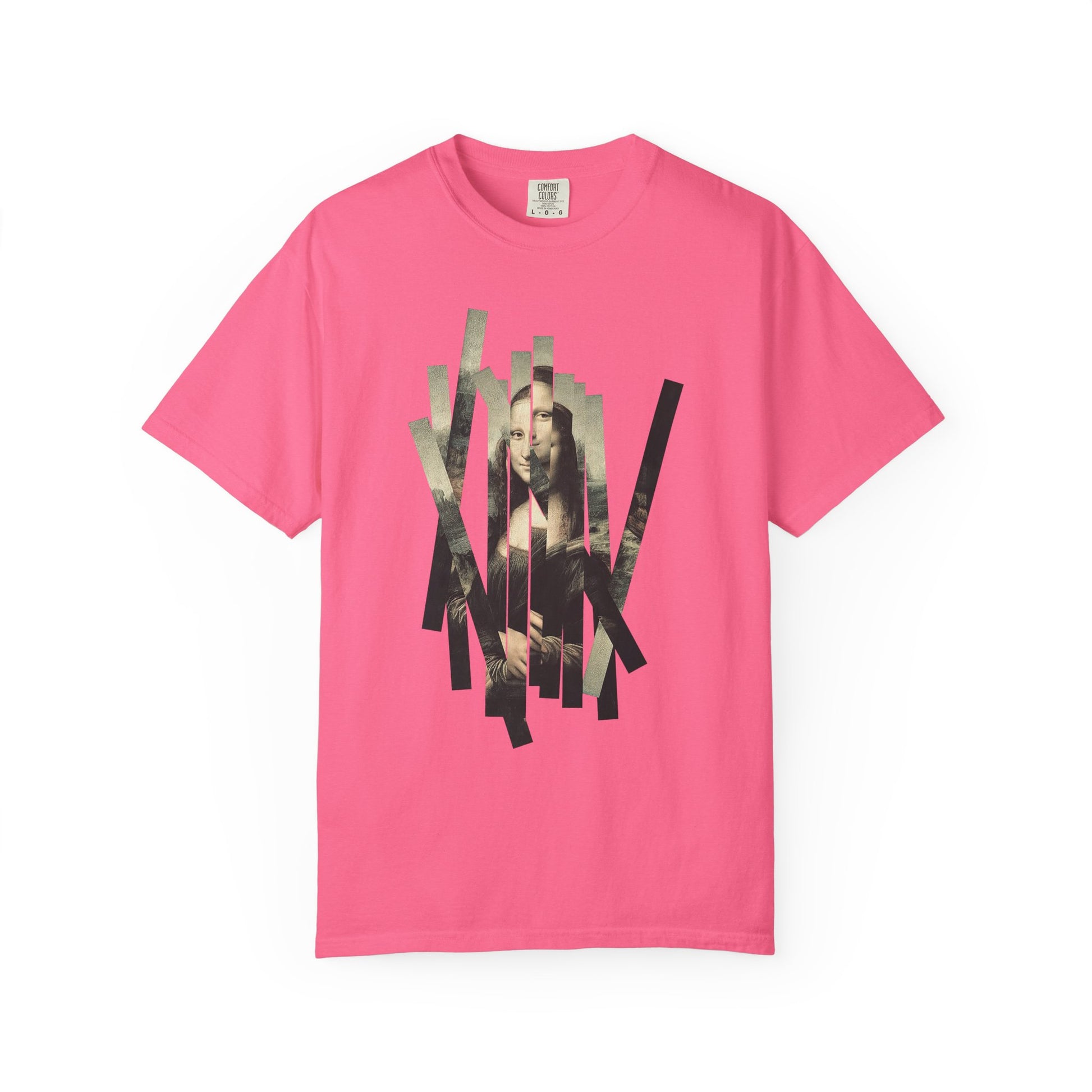 Artistic Unisex Garment-Dyed T-Shirt with Modern Design, Abstract Art Tee, Unique Graphic Shirt, Fashion Statement Top, Gift for Art Lovers